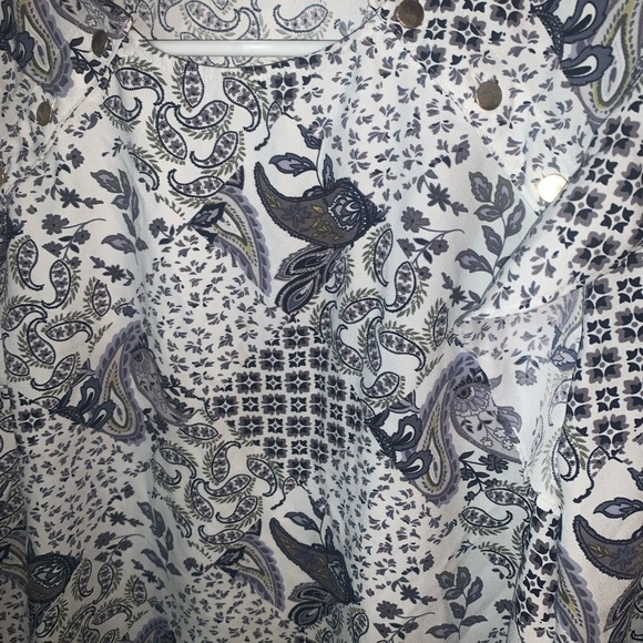 Loft Paisley Career Top |‎ Small - Picture 2 of 4